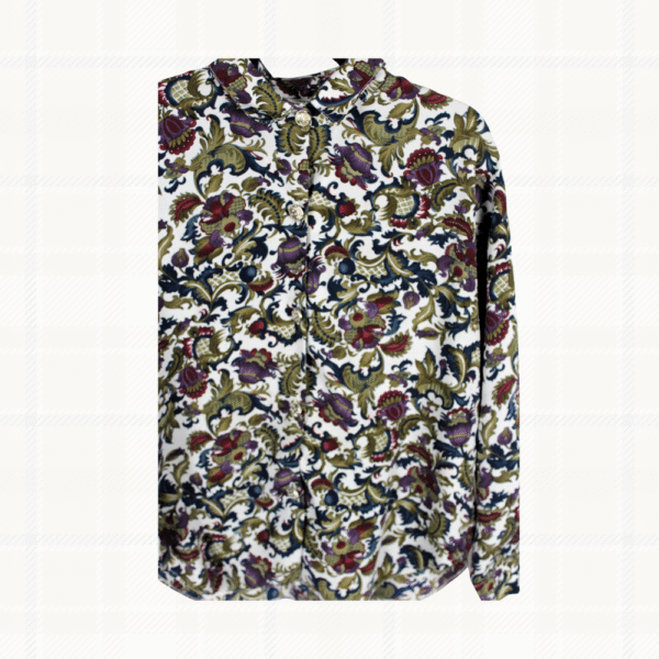 Camisa Floral barroca Vintage