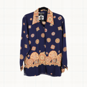 Camisa Azul con diseños