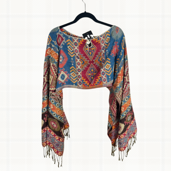 Poncho crop artesanal