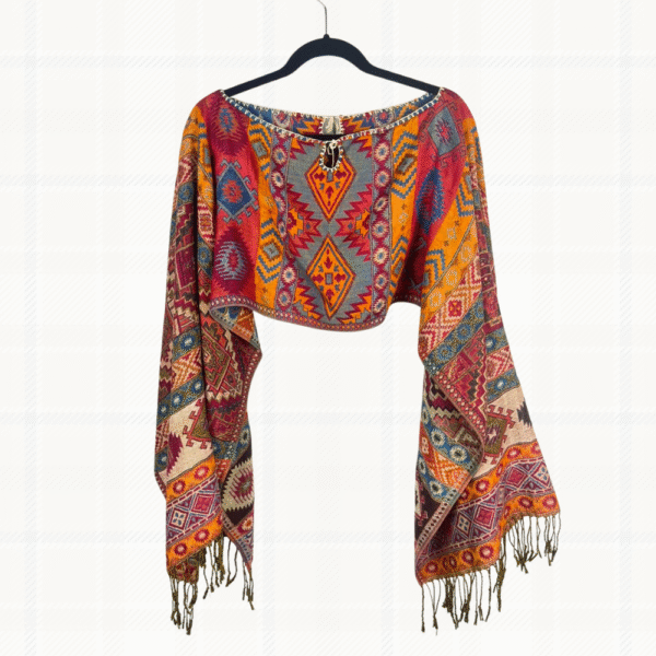 Poncho crop artesanal